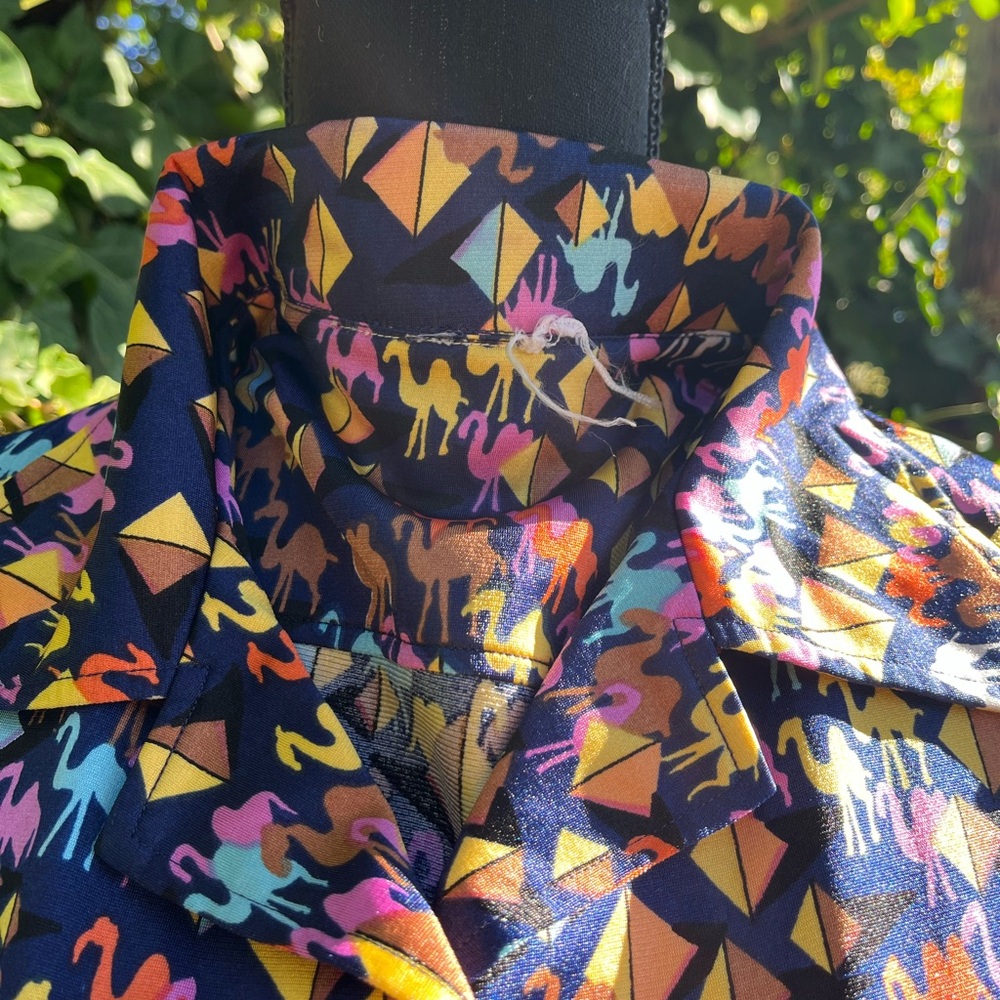 Colorful Camel Geometric Patterned Bodysuit - Picture 3 of 5